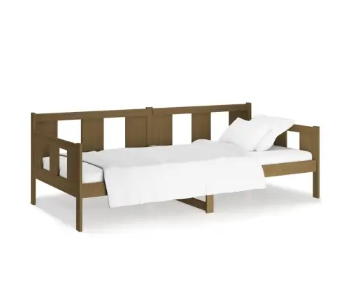 Dīvāngulta, Medus Brūna, Priedes Masīvkoks, 90X190 Cm Vidaxl