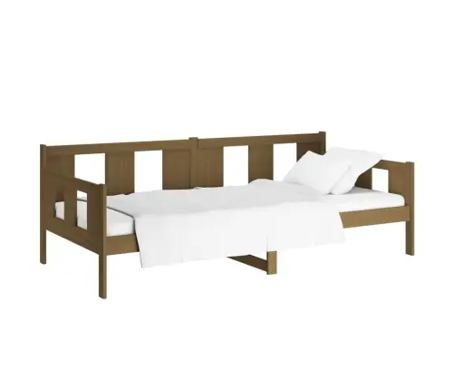 Dīvāngulta, Medus Brūna, Priedes Masīvkoks, 90X190 Cm Vidaxl