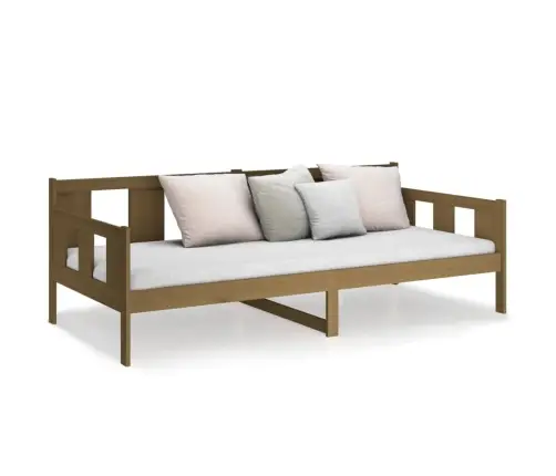 Dīvāngulta, Medus Brūna, Priedes Masīvkoks, 90X190 Cm Vidaxl