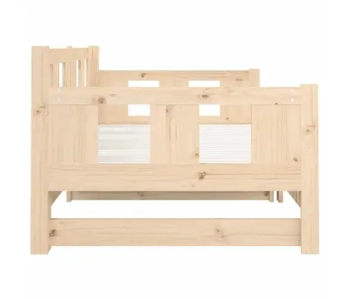 Väljatõmmatav Päevavoodi, Männipuit, 2 X (80-200) Cm