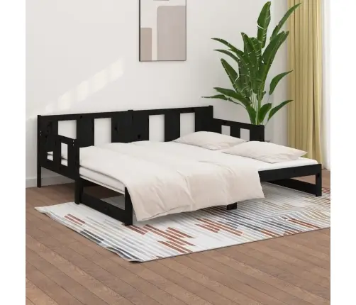 Väljatõmmatav Päevavoodi, Männipuit, 2 X (80-200) Cm