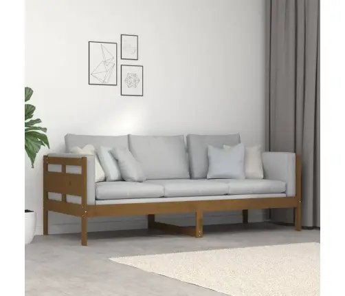 Dīvāngulta, Medus Brūna, Priedes Masīvkoks, 80X200 Cm Vidaxl