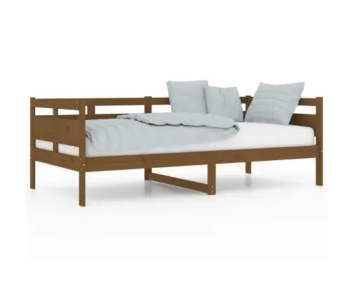 Dīvāngulta, Medus Brūna, Priedes Masīvkoks, 90X190 Cm Vidaxl