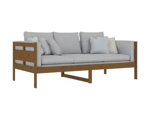 Dīvāngulta, Medus Brūna, Priedes Masīvkoks, 90X190 Cm Vidaxl