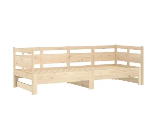 Ištraukiama Lova, 2X(80X200)cm Pušies Medienos Masyvas