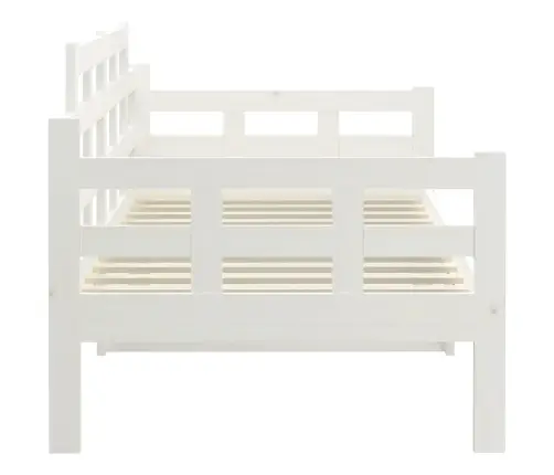 Dīvāngulta, Balta, Priedes Masīvkoks, 90X200 Cm Vidaxl