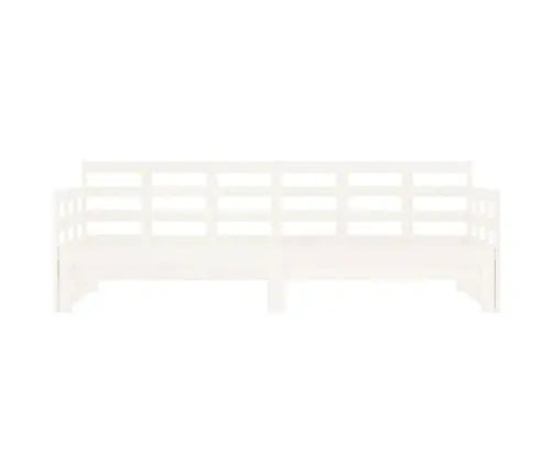 Ištraukiama Lova, Balta, 2X(80X200)cm Pušies Medienos Masyvas