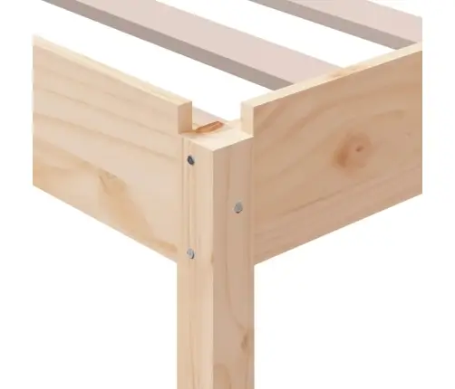 Sudedama Lova, 75X190cm Pušies Medienos Masyvas