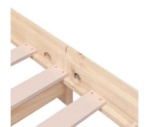 Sudedama Lova, 75X190cm Pušies Medienos Masyvas