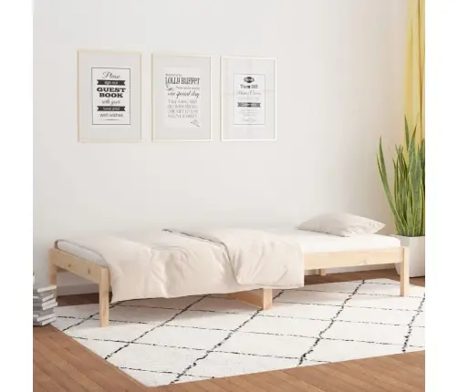 Gulta Bez Matrača, 80X200 Cm, Priedes Masīvkoks Vidaxl