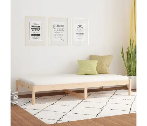 Gulta Bez Matrača, 80X200 Cm, Priedes Masīvkoks Vidaxl