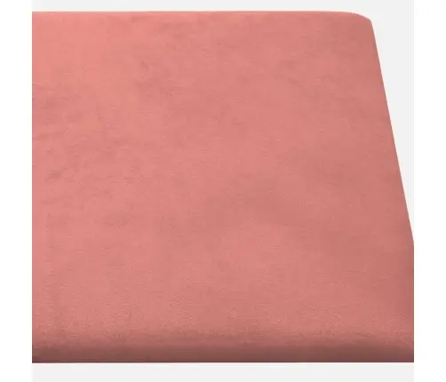 Seinapaneelid 12 Tk, Roosa, 60 X 30 cm Samet, 2,16 M²