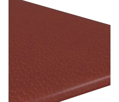 Sienų Plokštės, 12Vnt., Vyno, 30X30cm Dirbtinė Oda, 0,54M²