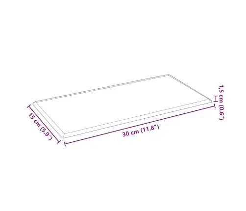 Sienas Paneļi, 12 Gb., Sarkani, 30X15 Cm, Mākslīgā Āda, 0,54 M² Vidaxl