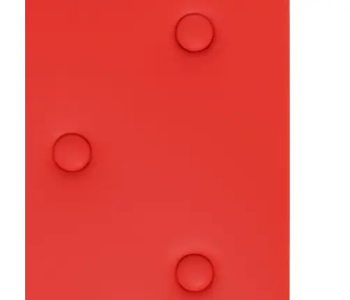 Sienas Paneļi, 12 Gab., Sarkani, 90X30 Cm, Mākslīgā Āda, 3,24M² Vidaxl