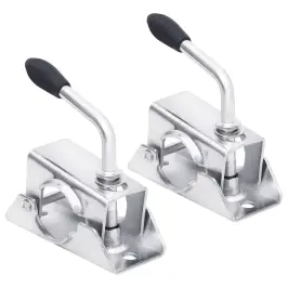 Riteņu Skavas, 2 Gab., 13,5X6,5X14 Cm, Cinkots Tērauds Vidaxl