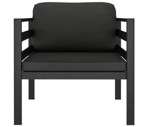 7-Osaline Aiadiivanikomplekt Patjadega, Alumiinium, Antratsiit