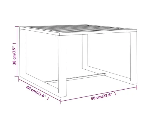 11-Osaline Aiadiivanikomplekt Patjadega, Alumiinium, Antratsiit