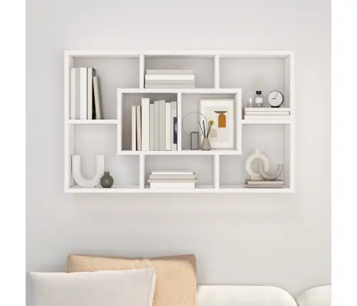 Seinariiul, Valge, 85 X 16 X 52,5 cm Tehispuit