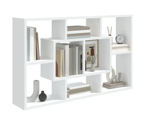 Seinariiul, Valge, 85 X 16 X 52,5 cm Tehispuit