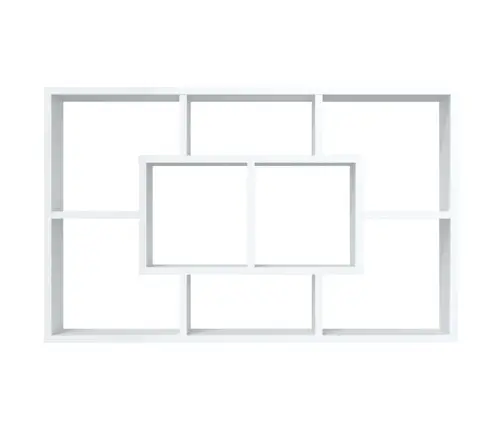 Seinariiul, Valge, 85 X 16 X 52,5 cm Tehispuit