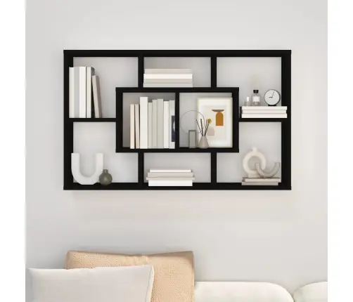 Seinariiul, Must, 85 X 16 X 52,5 cm Tehispuit