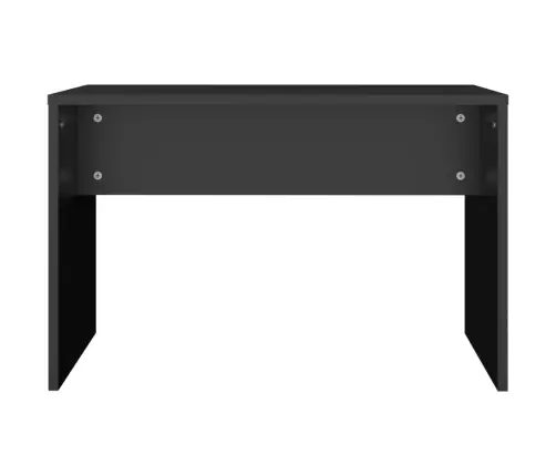 Spoguļgaldiņa Sols, Melns, 70X35X45 Cm, Inženierijas Koks Vidaxl