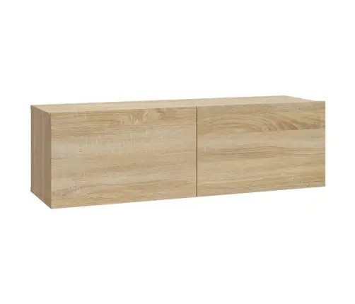 Tv Skapīši, 2 Gab., Ozolkoka, 100X30X30 Cm, Inženierijas Koks Vidaxl