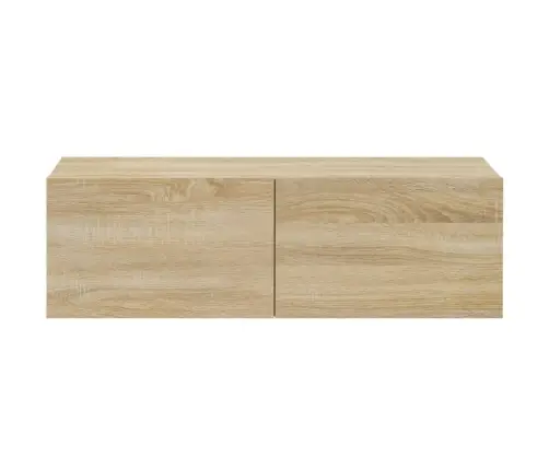 Tv Skapīši, 2 Gab., Ozolkoka, 100X30X30 Cm, Inženierijas Koks Vidaxl