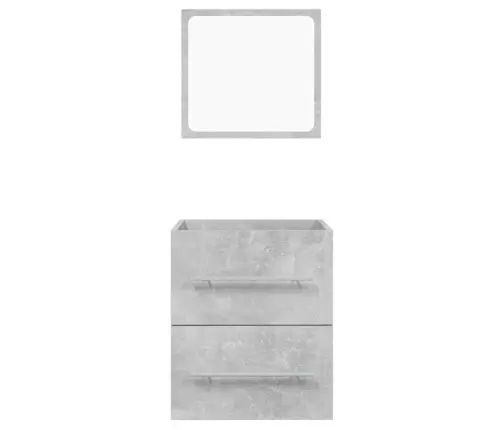 Peegliga Vannitoakapp, Betoonhall, 41 X 38,5 X 48 Cm