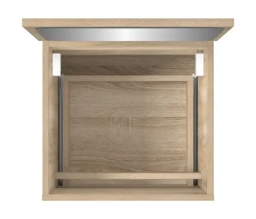 Vonios Kambario Spintelė Su Veidrodžiu, Sonoma Ąžuolo, Mediena Vonios Kambario Spintelė Su Veidrodžiu, Sonoma Ąžuolo, Mediena