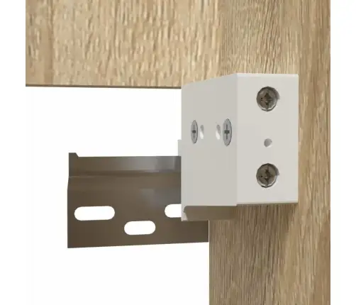 Vonios Kambario Spintelė Su Veidrodžiu, Sonoma Ąžuolo, Mediena Vonios Kambario Spintelė Su Veidrodžiu, Sonoma Ąžuolo, Mediena