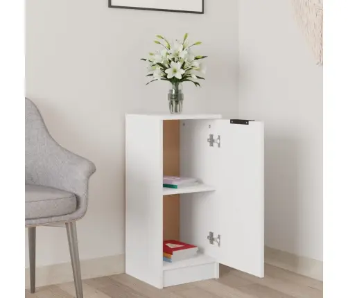 Puhvetkapp, Valge, 30 X 30 X 70 cm Tehispuit