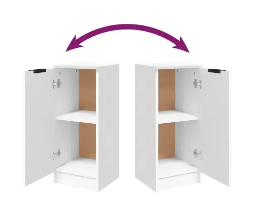 Puhvetkapp, Valge, 30 X 30 X 70 cm Tehispuit