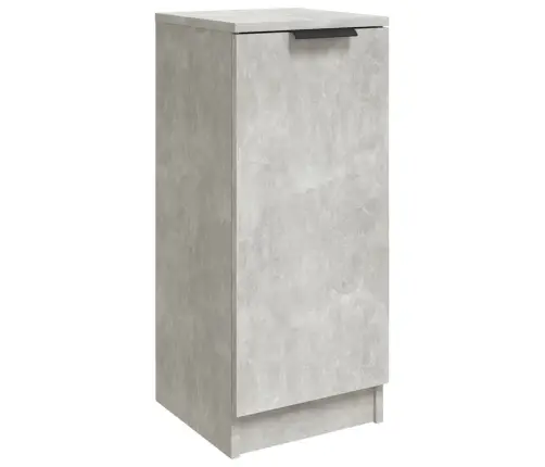 Kumode, Betona Pelēka, 30X30X70 Cm, Inženierijas Koks Vidaxl