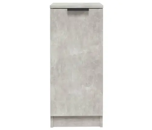 Kumode, Betona Pelēka, 30X30X70 Cm, Inženierijas Koks Vidaxl