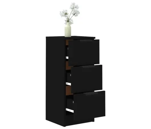 Puhvetkapp, Must, 30 X 30 X 70 cm Tehispuit