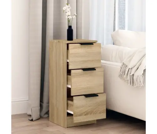 Kumode, Ozolkoka Krāsa, 30X30X70 Cm, Inženierijas Koks Vidaxl