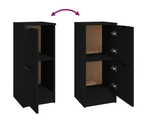 Kumodes, 2 Gab., Melnas, 30X30X70 Cm, Inženierijas Koks Vidaxl Kumodes, 2 Gab., Melnas, 30X30X70 Cm, Inženierijas Koks Vidaxl