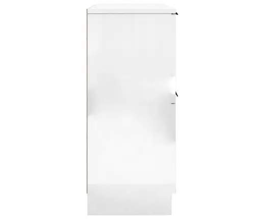 Puhvetkapp, Kõrgläikega Valge, 30X30X70 cm Tehispuit