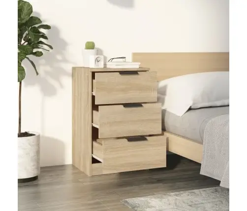 Naktsskapītis, Ozolkoka Krāsa, 40X36X65 Cm Vidaxl