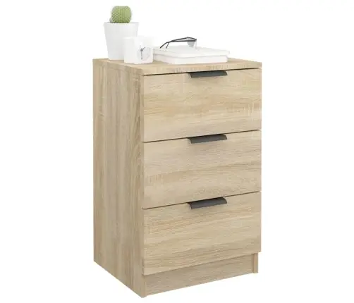 Naktsskapītis, Ozolkoka Krāsa, 40X36X65 Cm Vidaxl