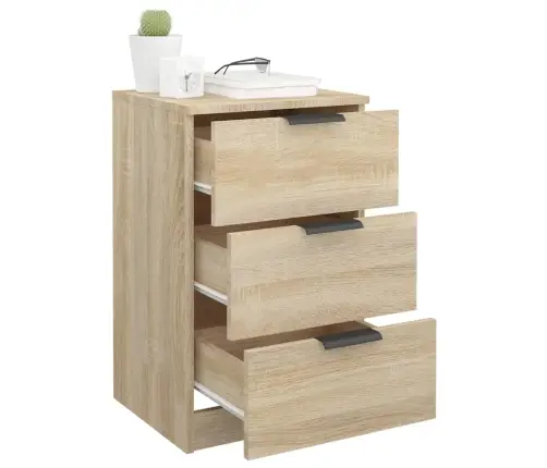 Naktsskapītis, Ozolkoka Krāsa, 40X36X65 Cm Vidaxl