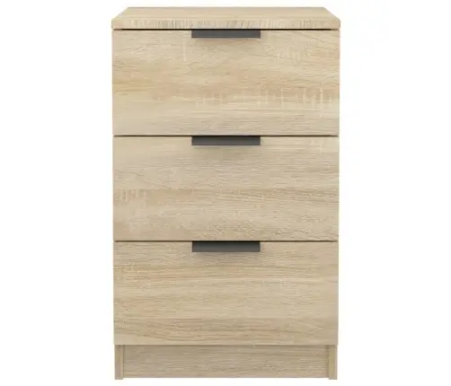 Naktsskapītis, Ozolkoka Krāsa, 40X36X65 Cm Vidaxl