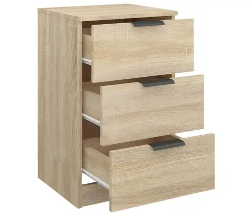 Naktsskapītis, Ozolkoka Krāsa, 40X36X65 Cm Vidaxl