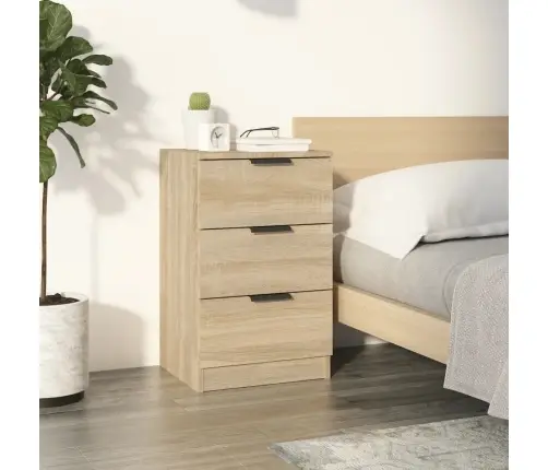 Naktsskapītis, Ozolkoka Krāsa, 40X36X65 Cm Vidaxl