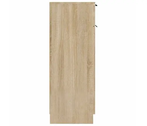 Vannasistabas Skapis, Ozola, 32X33,5X90 Cm, Inženierijas Koks Vidaxl