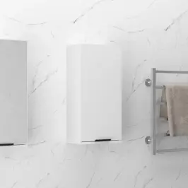 Seinale Kinnitatav Vannitoakapp, Valge, 32 X 20 X 67 Cm