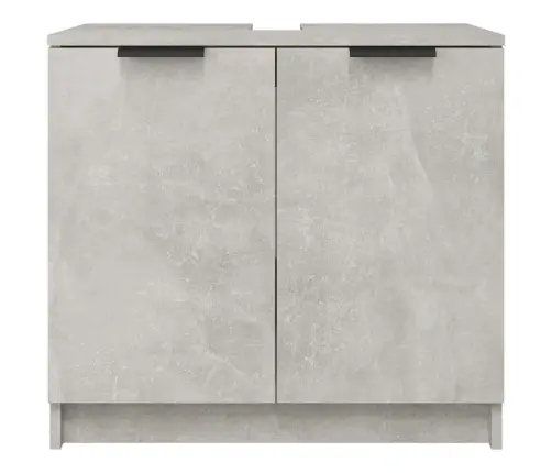 Vannasistabas Skapis, Pelēks, 64,5X33,5X59Cm, Inženierijas Koks Vidaxl