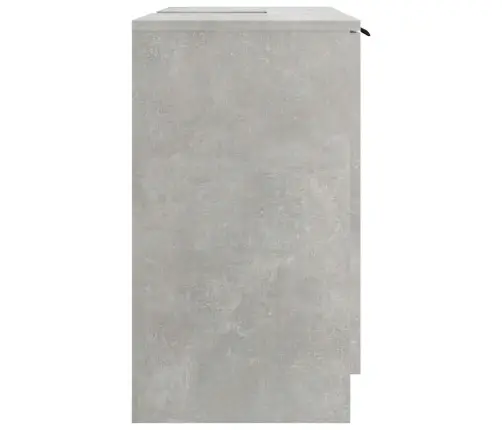 Vannasistabas Skapis, Pelēks, 64,5X33,5X59Cm, Inženierijas Koks Vidaxl